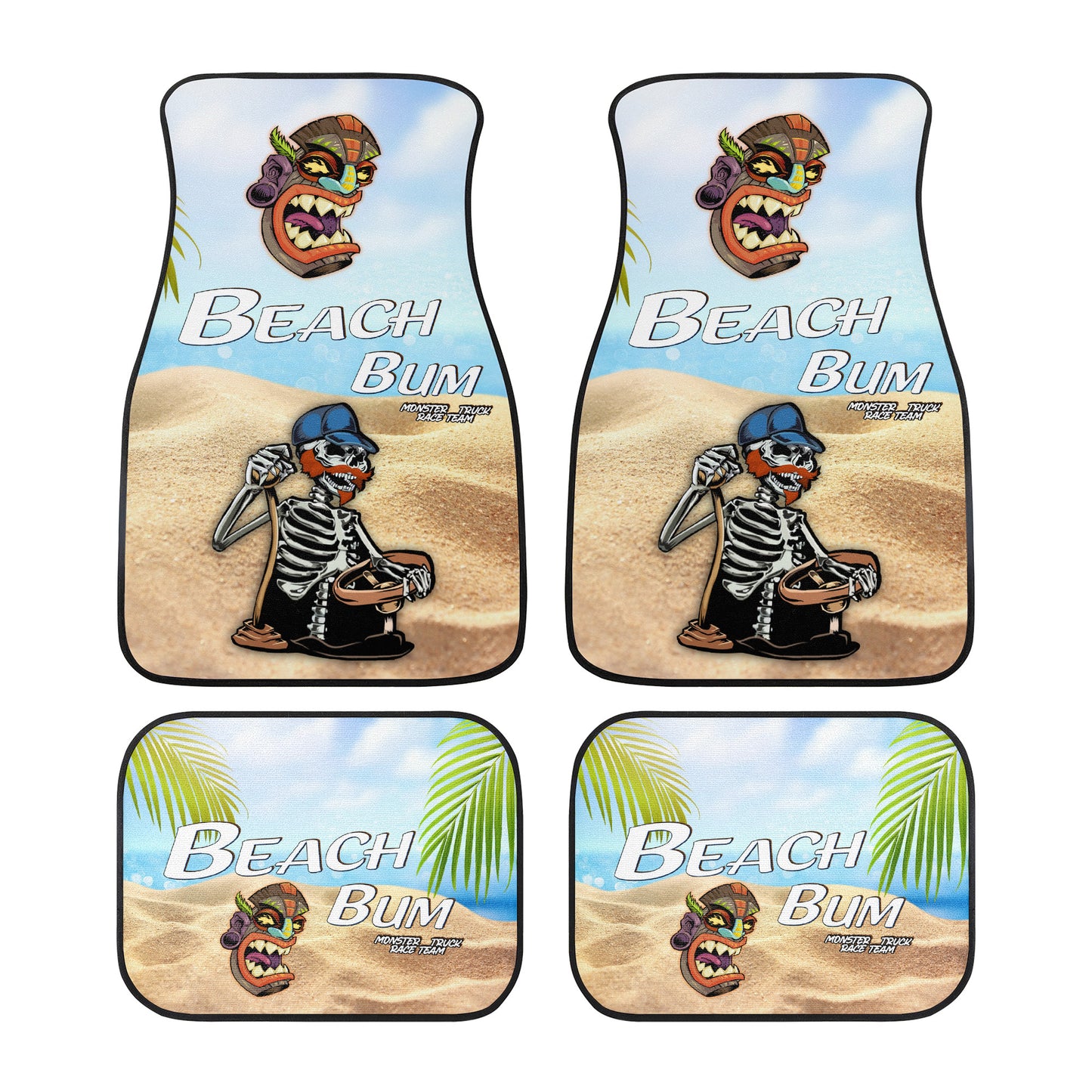 Beach Bum Car Floor Mats