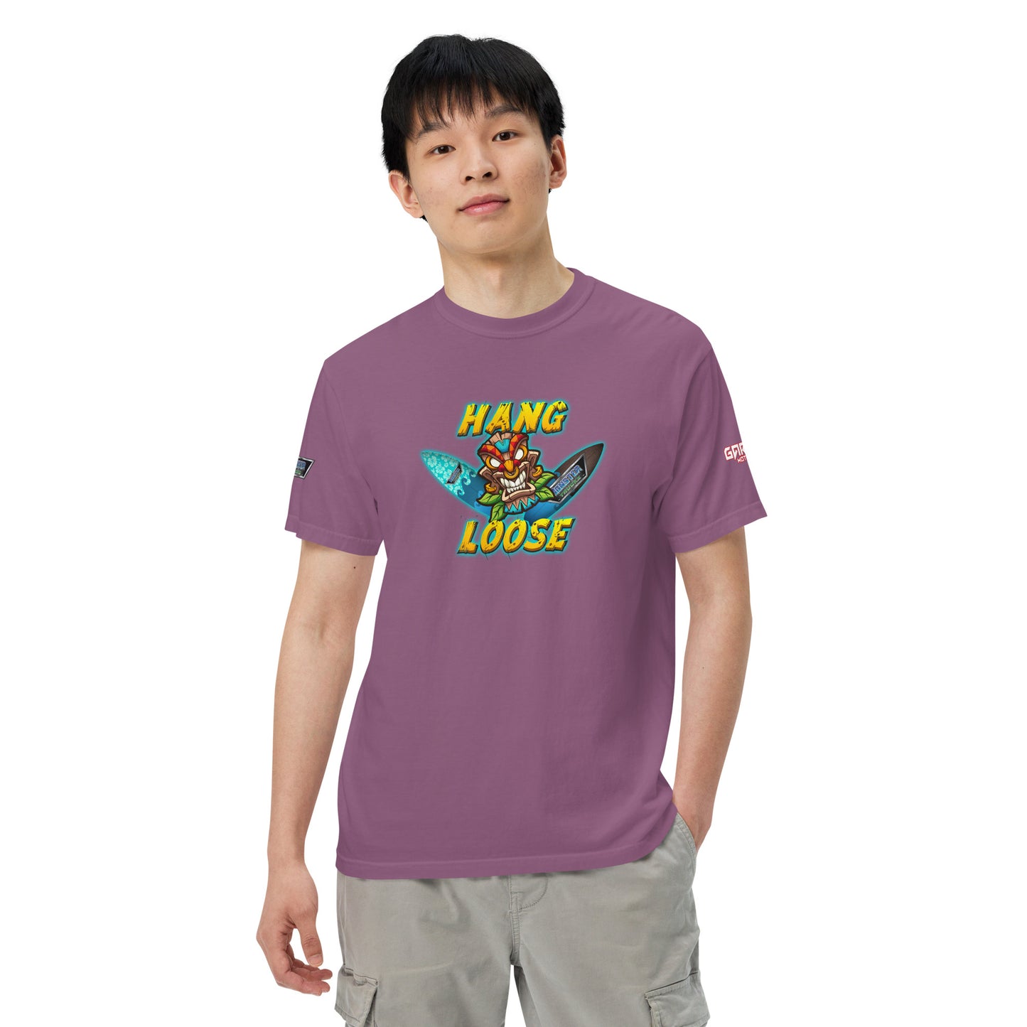 Hang Loose Men’s garment-dyed heavyweight t-shirt