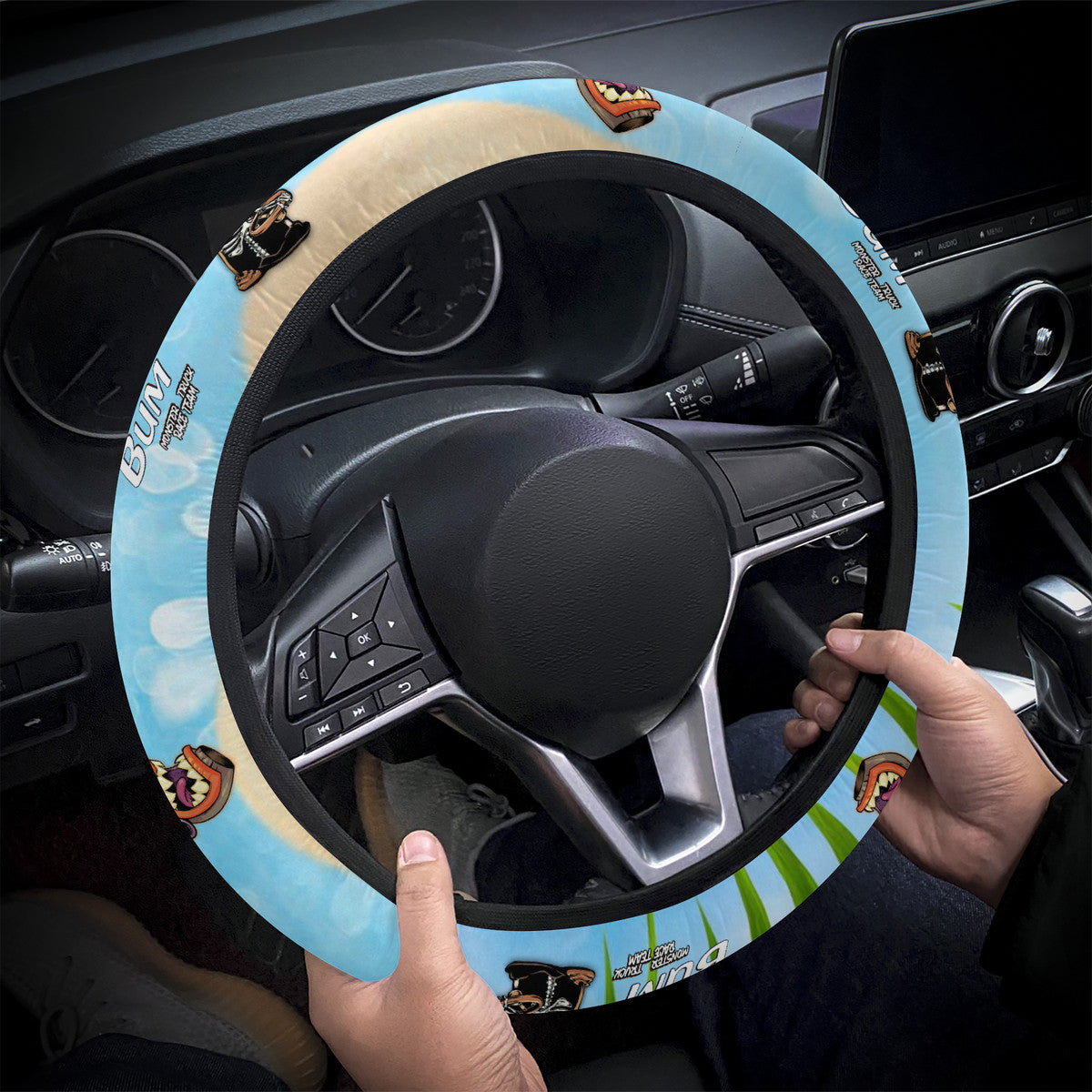 Monster Steering Wheel Cover 