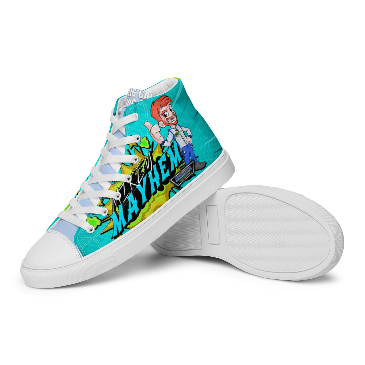 Mikey Mayhem Women’s high top canvas shoes